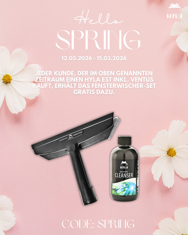 Mehr über den Artikel erfahren HYLA Fensterreinigung – Fenster streifenfrei reinigen | Frühjahrsaktion